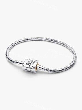 Pandora Disney Princess Storybook Lab-grown Diamond Snake Chain Bracelet